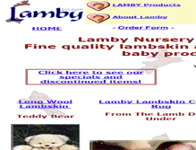 Tablet Screenshot of lamby.com